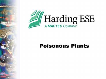 Poisonous Plants