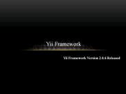 Yii Framework