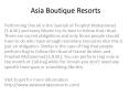 asia boutique resorts PowerPoint PPT Presentation