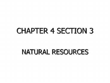 CHAPTER 4 SECTION 3