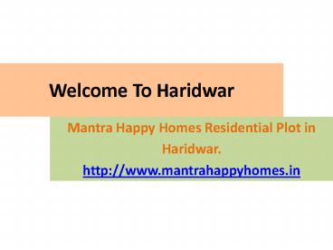 Residential Plot in Haridwar