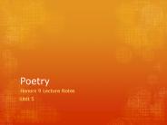 Poetry