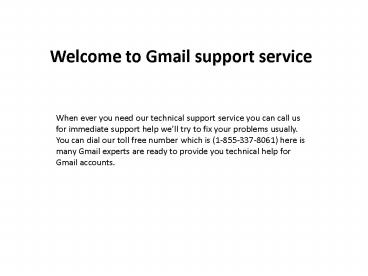 Forgot Gmail password helpline