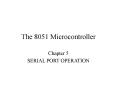 The 8051 Microcontroller PowerPoint PPT Presentation