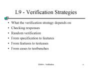 L9 - Verification Strategies