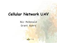 Cellular Network UAV