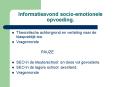 Informatieavond socio-emotionele opvoeding. PowerPoint PPT Presentation