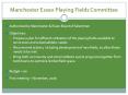Manchester Essex Playing Fields Committee PowerPoint PPT Presentation