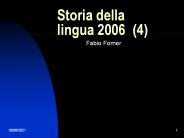 Storia della lingua 2006 (4)