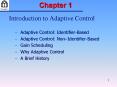 Introduction to Adaptive Control PowerPoint PPT Presentation