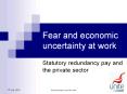 Fear and economic uncertainty at work PowerPoint PPT Presentation