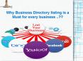 why is local business listing service must for each and every business ..?? PowerPoint PPT Presentation