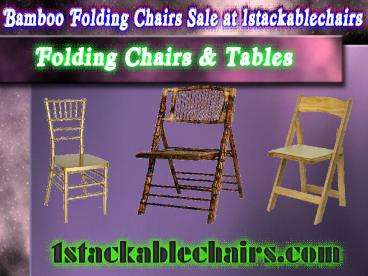 Bamboo Folding Chairs Sale at 1stackablechairs