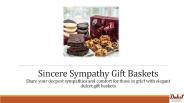 Sincere Sympathy Gift Baskets