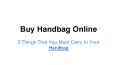 buy Handbag