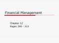 Financial Management PowerPoint PPT Presentation