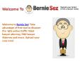 Welcome to the Bernie Sez PowerPoint PPT Presentation