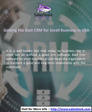 CRM software for small business