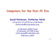 Computers for the Post-PC Era