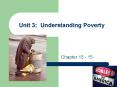 Unit 3: Understanding Poverty PowerPoint PPT Presentation