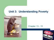 Unit 3: Understanding Poverty