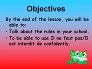 Objectives