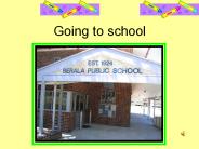 Going to school