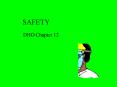 SAFETY PowerPoint PPT Presentation