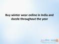 Buy winter wear online in India