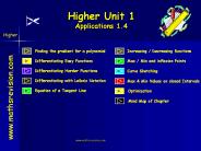 Higher Unit 1 Applications 1.4