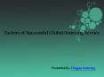 Factors of Successful Global Sourcing Service PowerPoint PPT Presentation