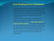 Plumbing Service Indianapolis-Acmeplumbing