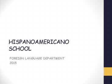 HISPANOAMERICANO SCHOOL