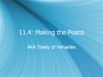 11.4: Making the Peace PowerPoint PPT Presentation