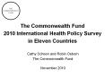 The Commonwealth Fund 2010 International Health Policy Survey in Eleven Countries PowerPoint PPT Presentation