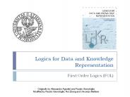 Logics for Data and Knowledge Representation