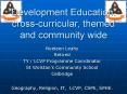 Development Education: cross-curricular, themed and community wide PowerPoint PPT Presentation