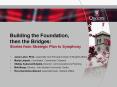 Building the Foundation, then the Bridges: Stories from Strategic Plan to Symphony PowerPoint PPT Presentation