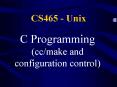 CS465 - Unix PowerPoint PPT Presentation