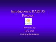 Introduction to RADIUS Protocol