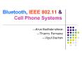 Bluetooth, IEEE 802.11 PowerPoint PPT Presentation