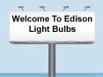 The Edison Light Bulb Company (2) PowerPoint PPT Presentation