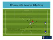 Difesa su palla che arriva dall