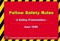 - A Safety Presentation - PowerPoint PPT Presentation