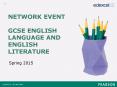 Network event GCSE English Language and English Literature PowerPoint PPT Presentation