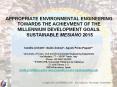 APPROPRIATE ENVIRONMENTAL ENGINEERING TOWARDS THE ACHIEVMENT OF THE MILLENNIUM DEVELOPMENT GOALS.  SUSTAINABLE MESIANO 2015 PowerPoint PPT Presentation