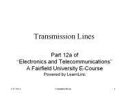 Transmission Lines