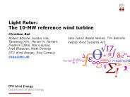 Light Rotor: The 10-MW reference wind turbine