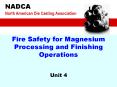 Fire Safety for Magnesium Processing and Finishing Operations PowerPoint PPT Presentation