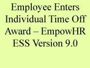 Employee Enters